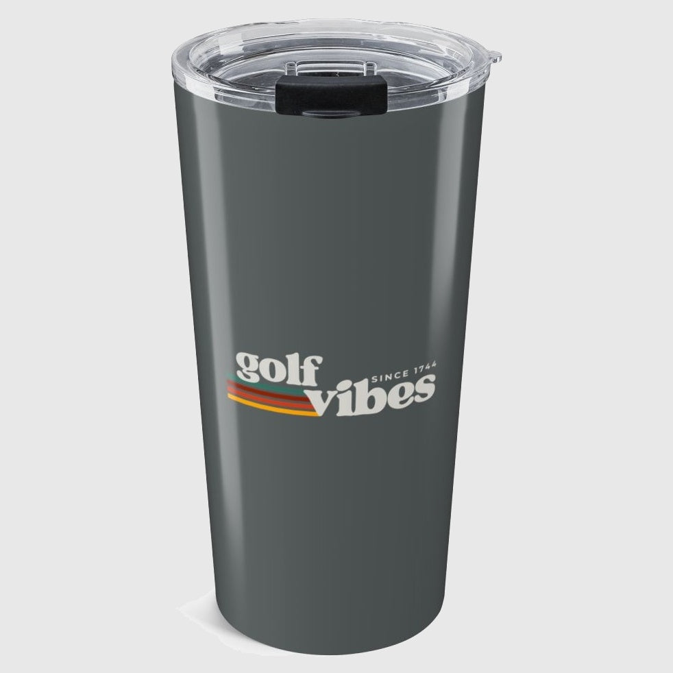 Golf Vibes - 20oz Tumbler in Dark Grey