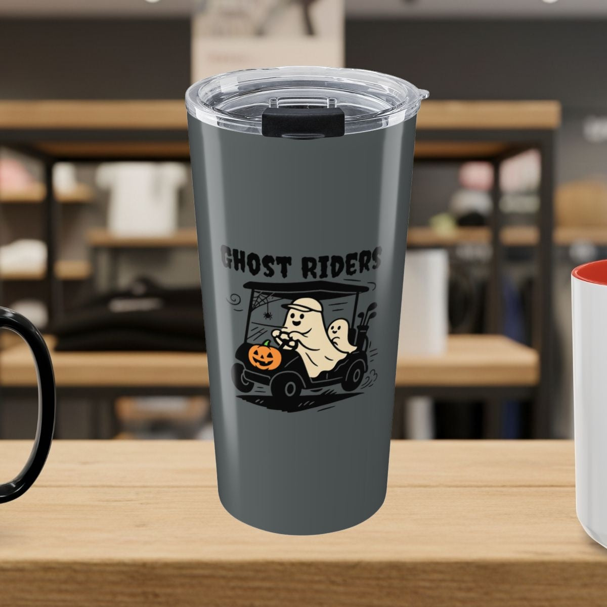 Ghost Riders - 20oz Tumbler in Dark Grey