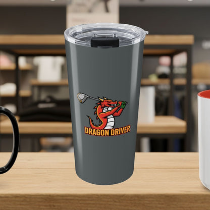 Dragon Driver - 20oz Tumbler in Dark Grey