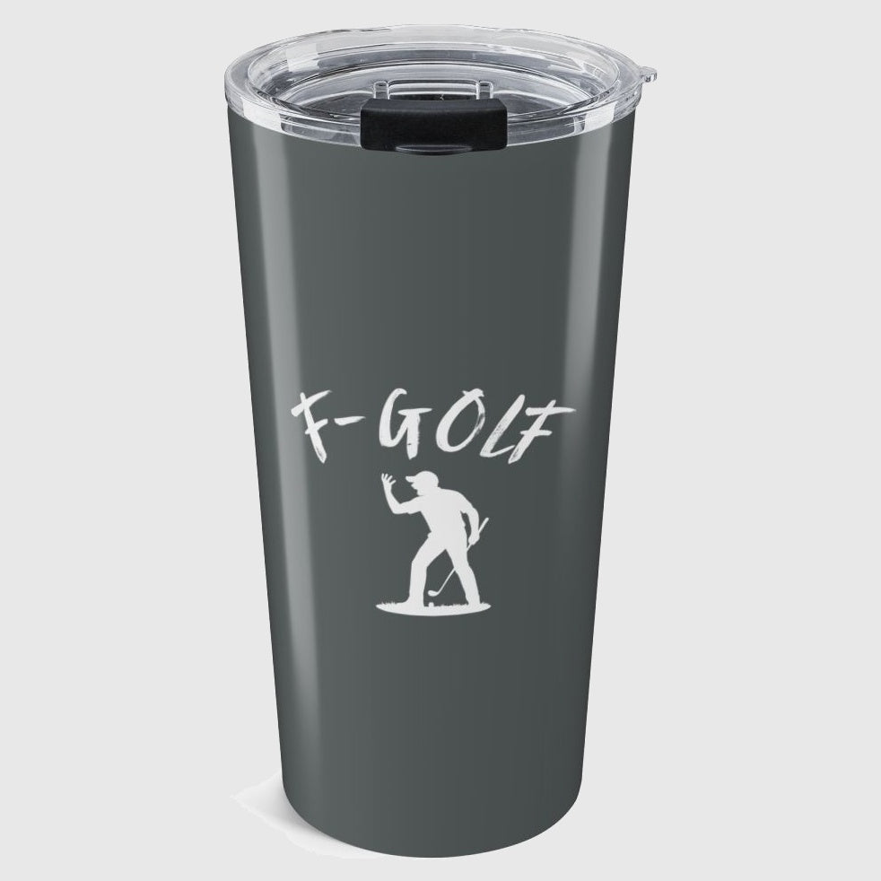 F-Golf (Male) - 20oz Tumbler in Dark Grey