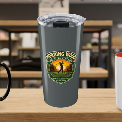 MORNING WOOD GOLF & COUNTRY CLUB - 20oz Tumbler in Dark Grey