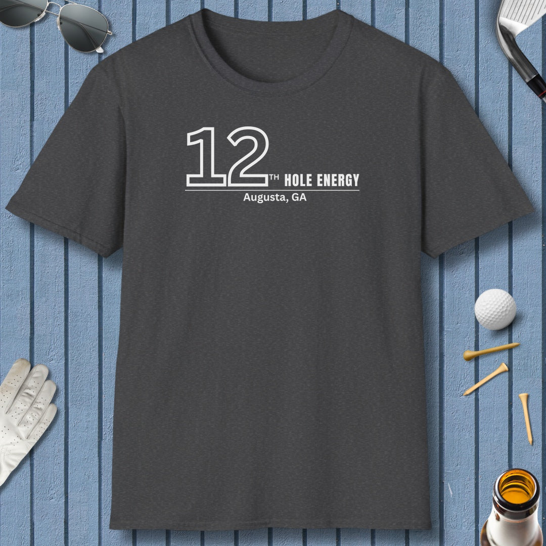 12th Hole Energy - Adult Golf T-Shirt in Dark Heather
