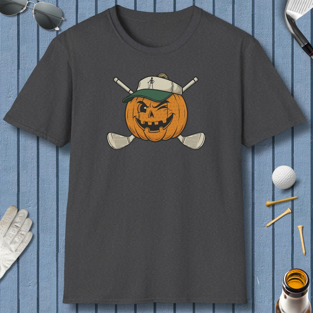 Golf or Gourd - Adult Golf T-Shirt in Dark Heather