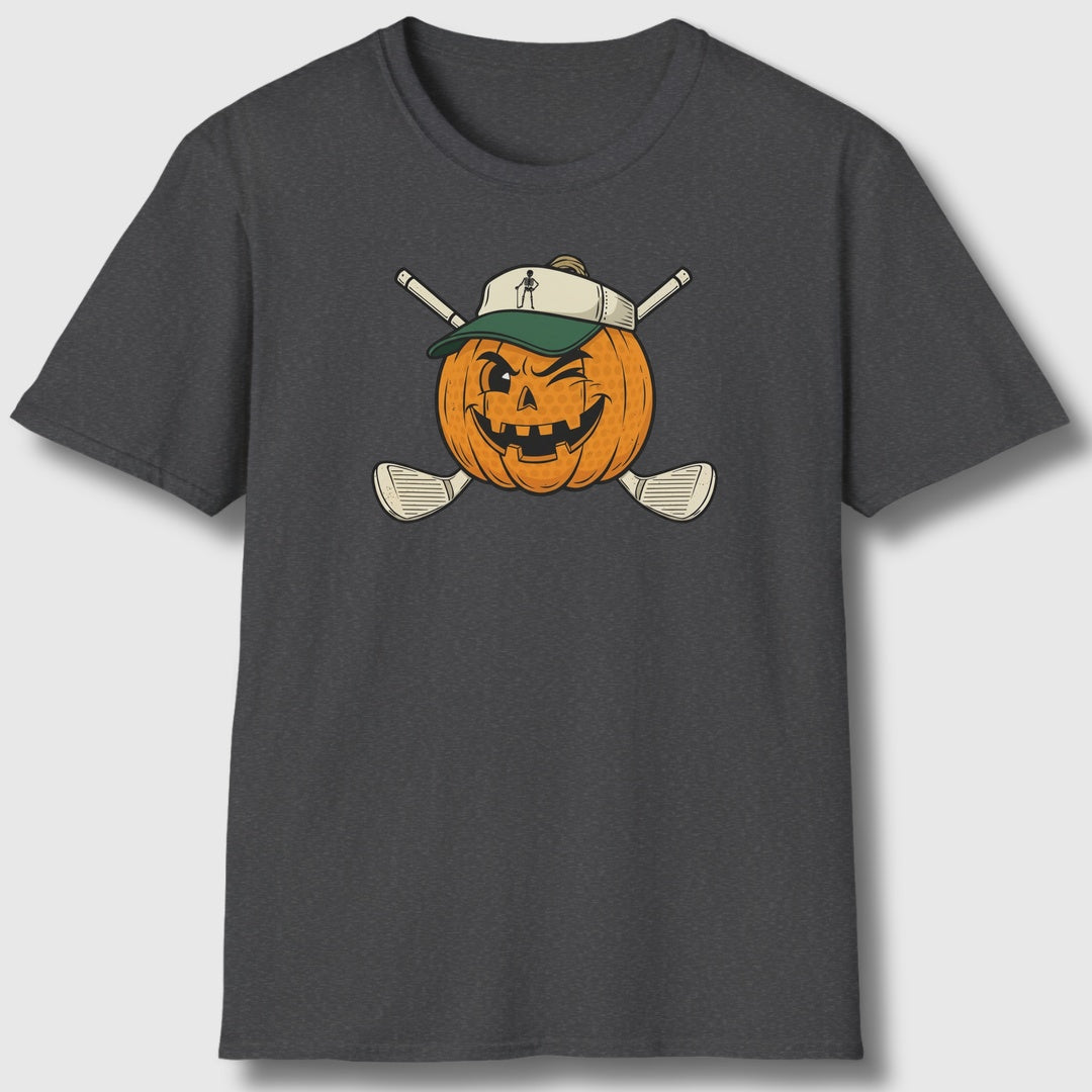 Golf or Gourd - Adult Golf T-Shirt in Dark Heather