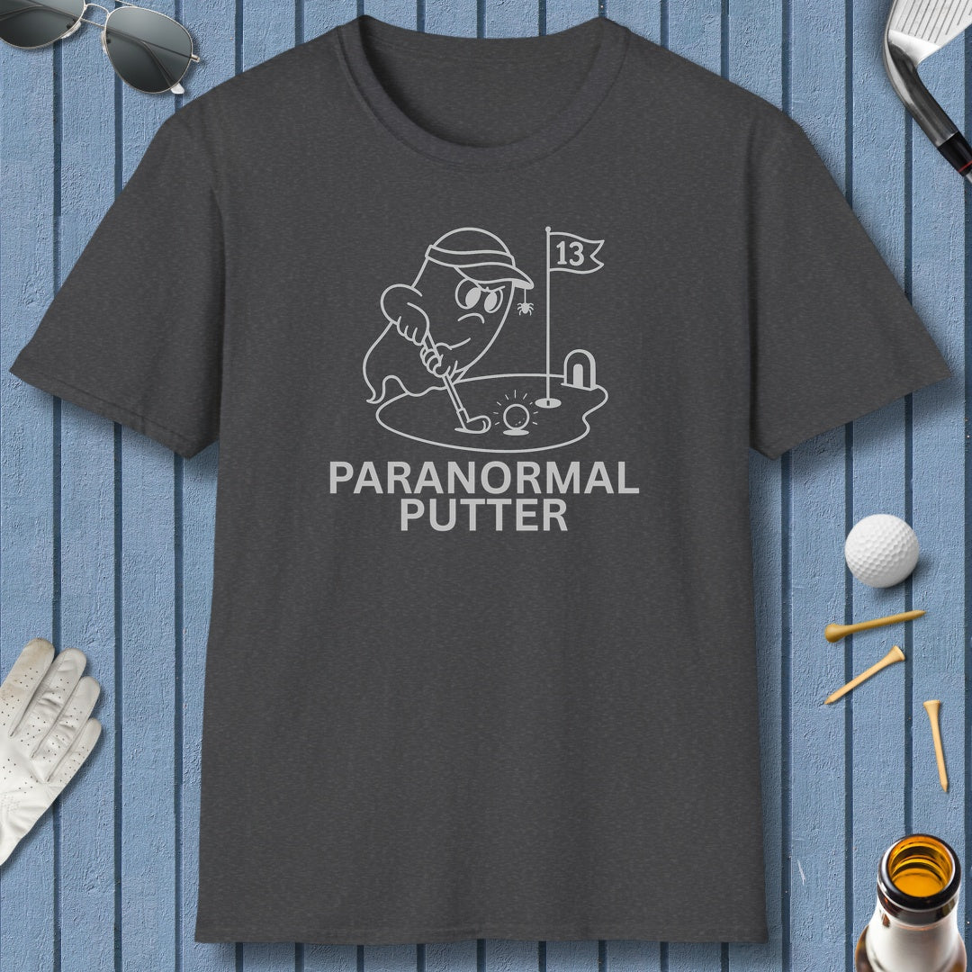 Paranormal Putter - Adult Golf T-Shirt in Dark Heather