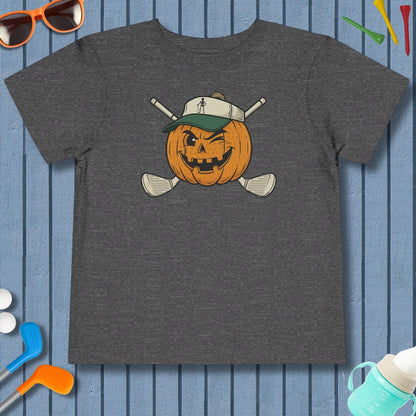 Golf or Gourd - Toddler Golf T-Shirt in Dark Heather Grey