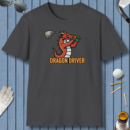 Dragon Driver - Adult Golf T-Shirt in Dark Heather