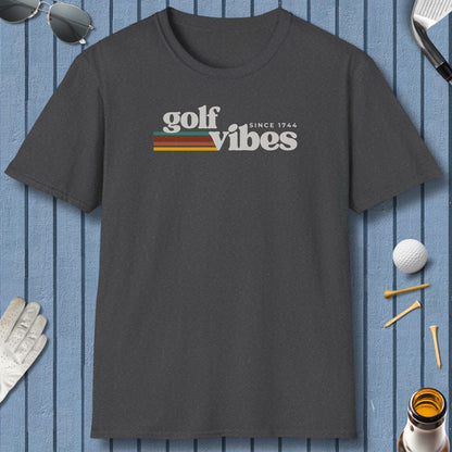 Golf Vibes - Adult Golf T-Shirt in Dark Heather