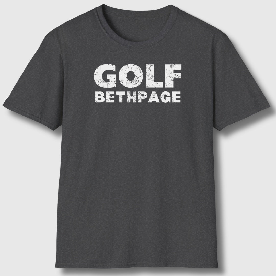 Golf Bethpage - Adult Golf T-Shirt in Dark Heather