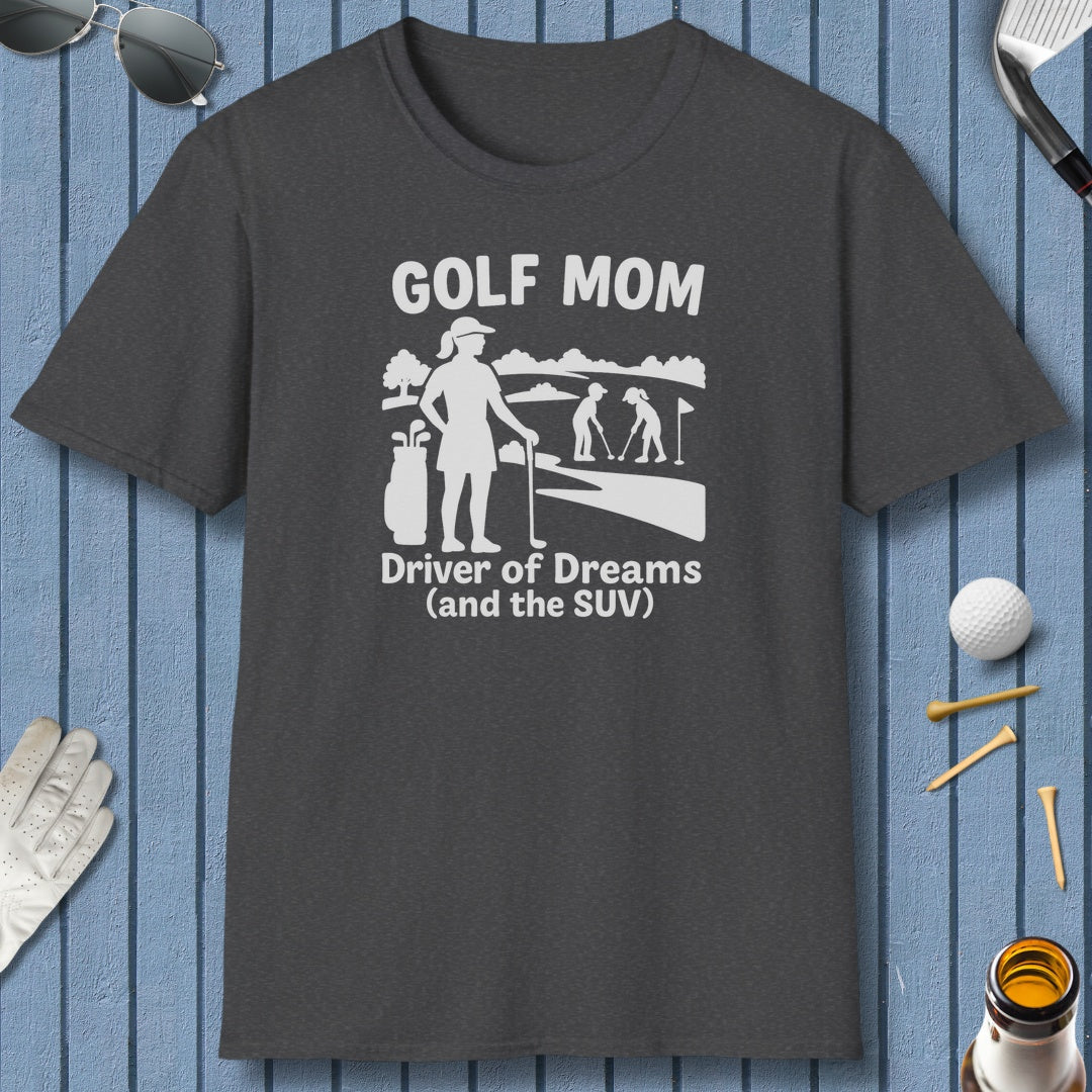 Golf Mom - Adult Golf T-Shirt in Dark Heather