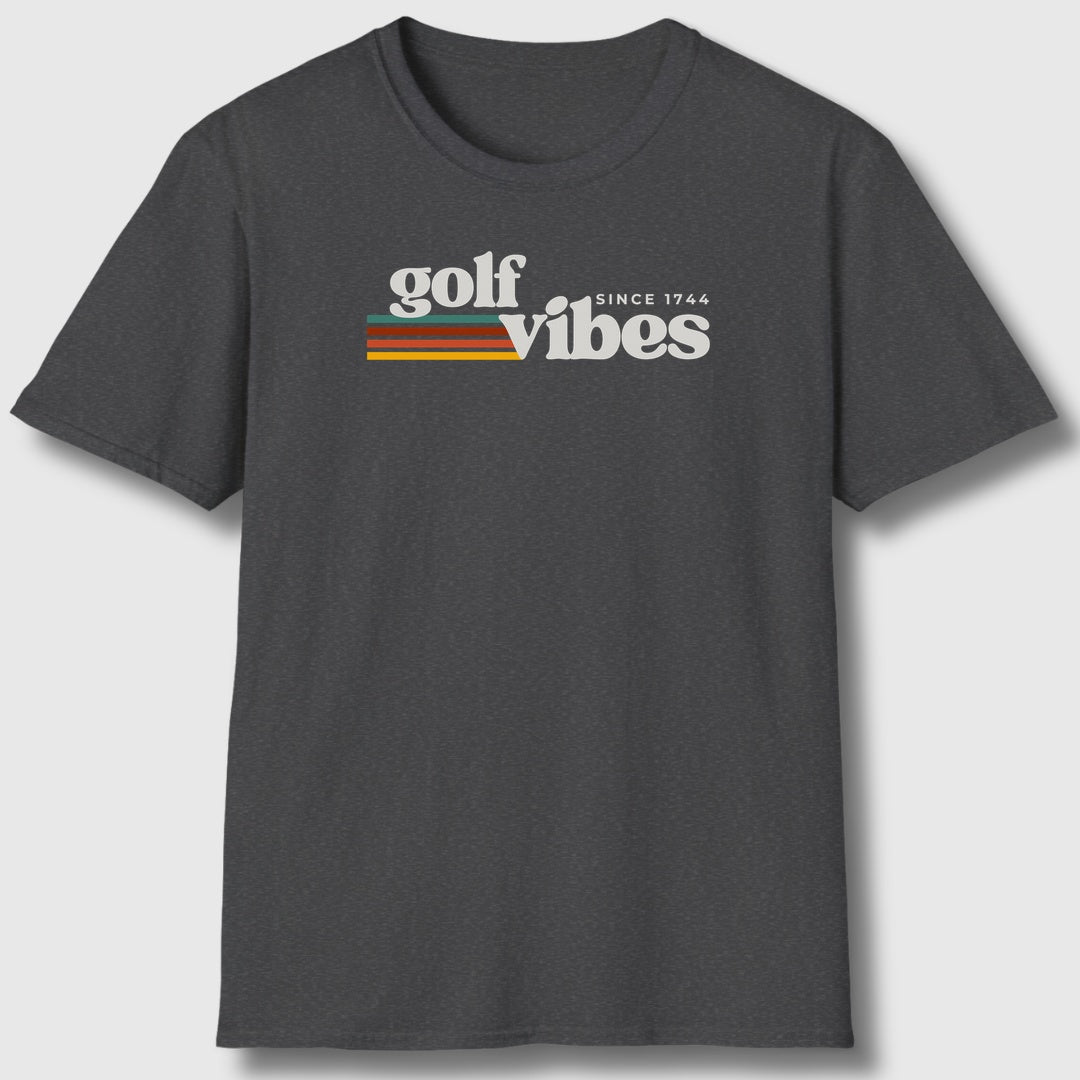Golf Vibes - Adult Golf T-Shirt in Dark Heather