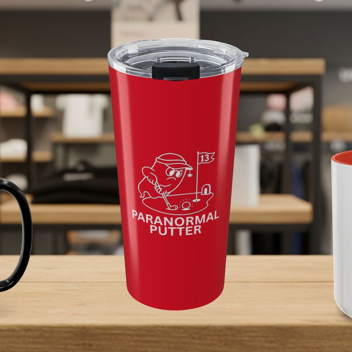 Paranormal Putter - 20oz Tumbler in Dark Red