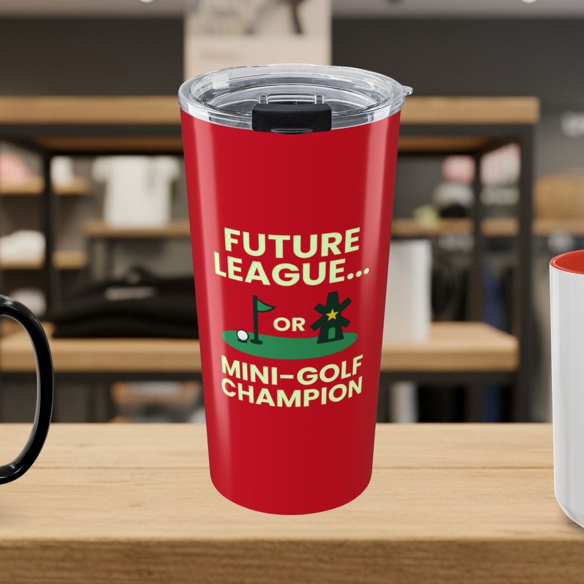 Future League or Mini-Golf Champion - 20oz Tumbler in Dark Red
