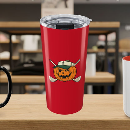 Golf or Gourd - 20oz Tumbler in Dark Red