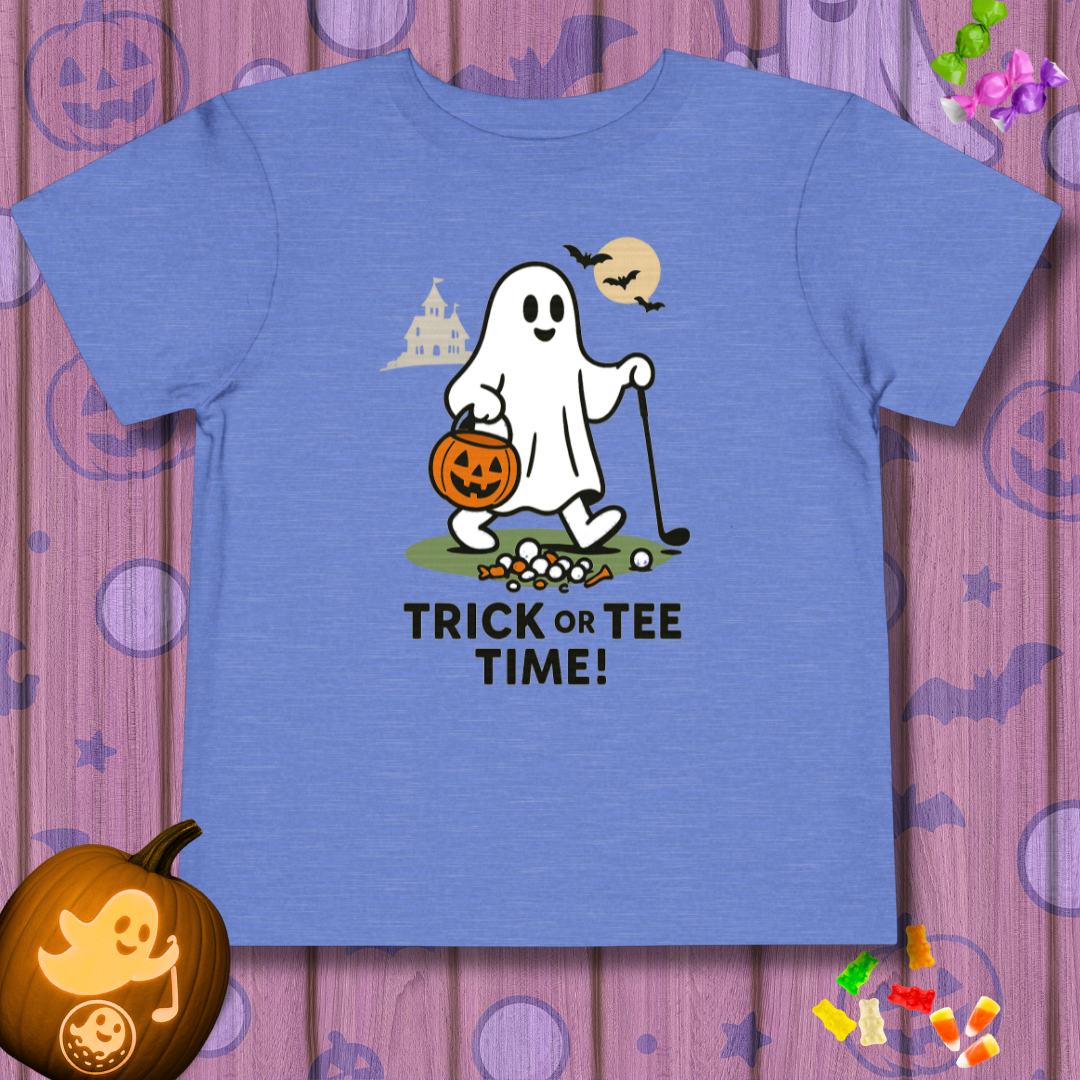 Trick or Tee Time - Toddler Halloween T-shirt