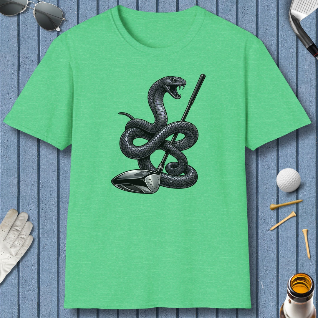 Strike Position - Mamba - Adult Golf T-Shirt in Heather Irish Green