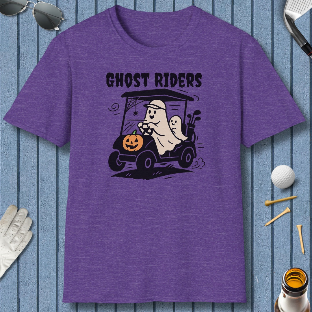 Ghost Riders - Adult Golf T-Shirt in Heather Purple