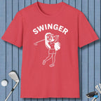 Retro “Swinger” Women’s Golf T-Shirt – Funny Vintage Golf Design