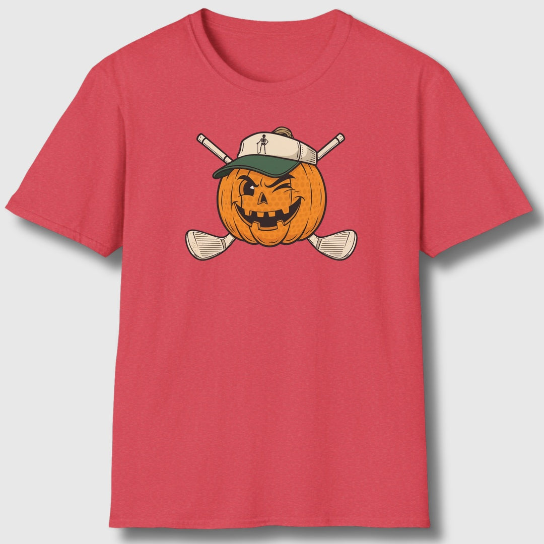 Golf or Gourd - Adult Golf T-Shirt in Heather Red