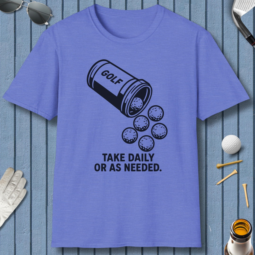 Golf Prescription - Adult Golf T-Shirt in Heather Royal