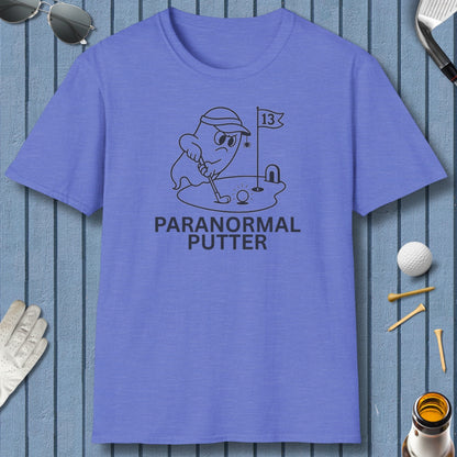 Paranormal Putter - Adult Golf T-Shirt in Heather Royal
