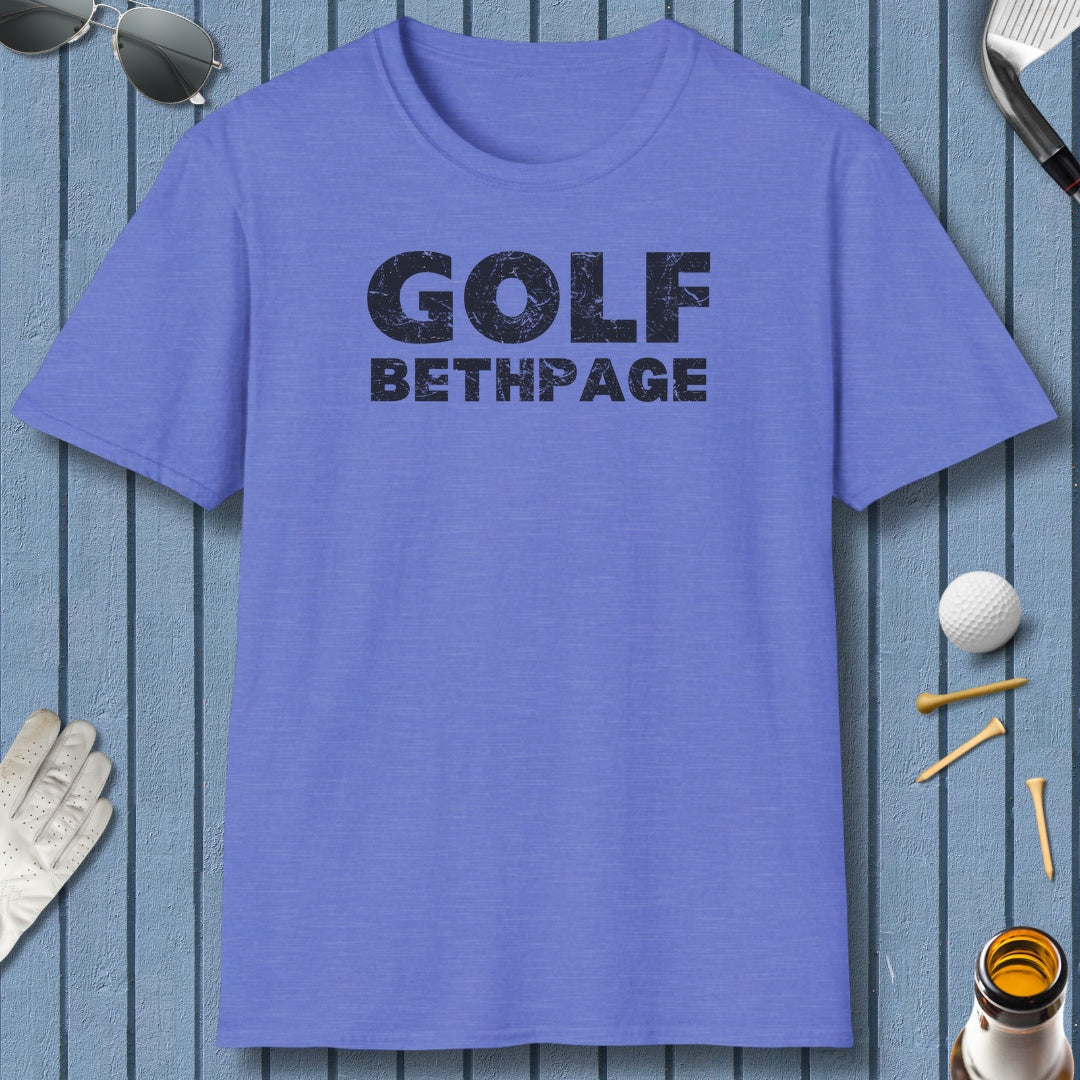 Golf Bethpage - Adult Golf T-Shirt in Heather Royal