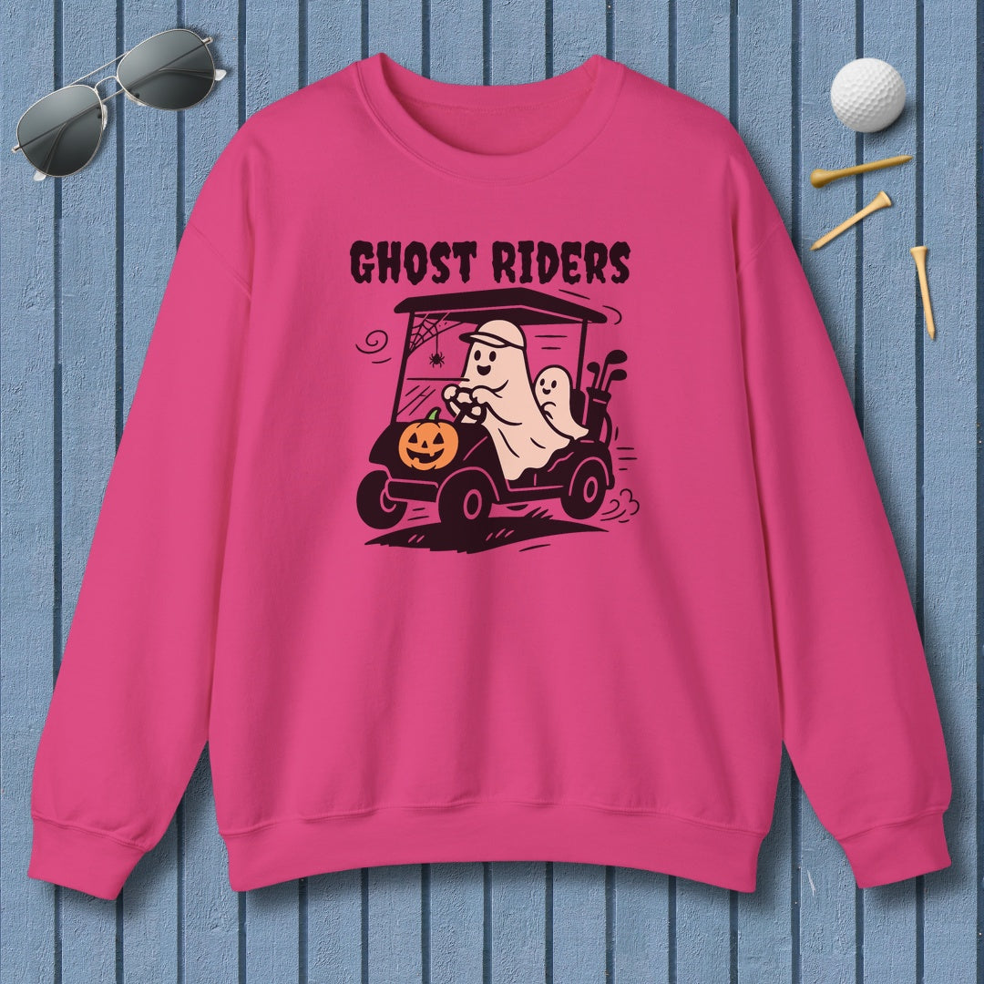 Ghost Riders - Adult Golf Sweatshirt in Heliconia