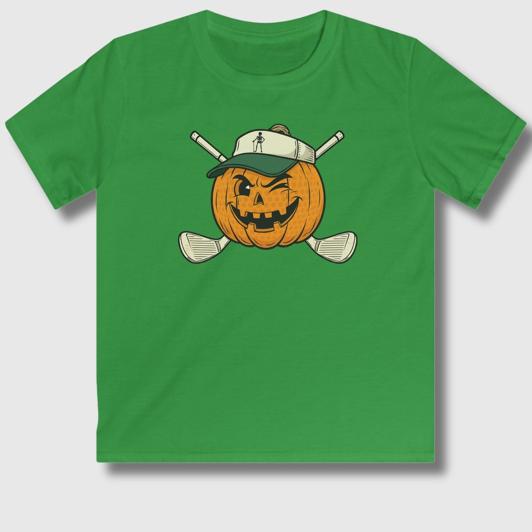 Golf or Gourd - Youth Golf T-Shirt in Irish Green