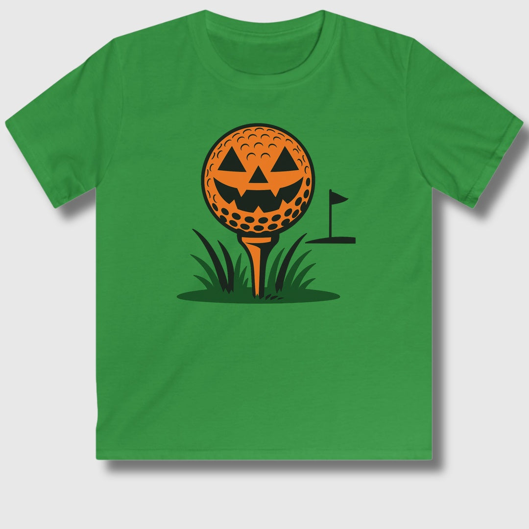 Tee Time Terror - Youth Golf T-Shirt in Irish Green