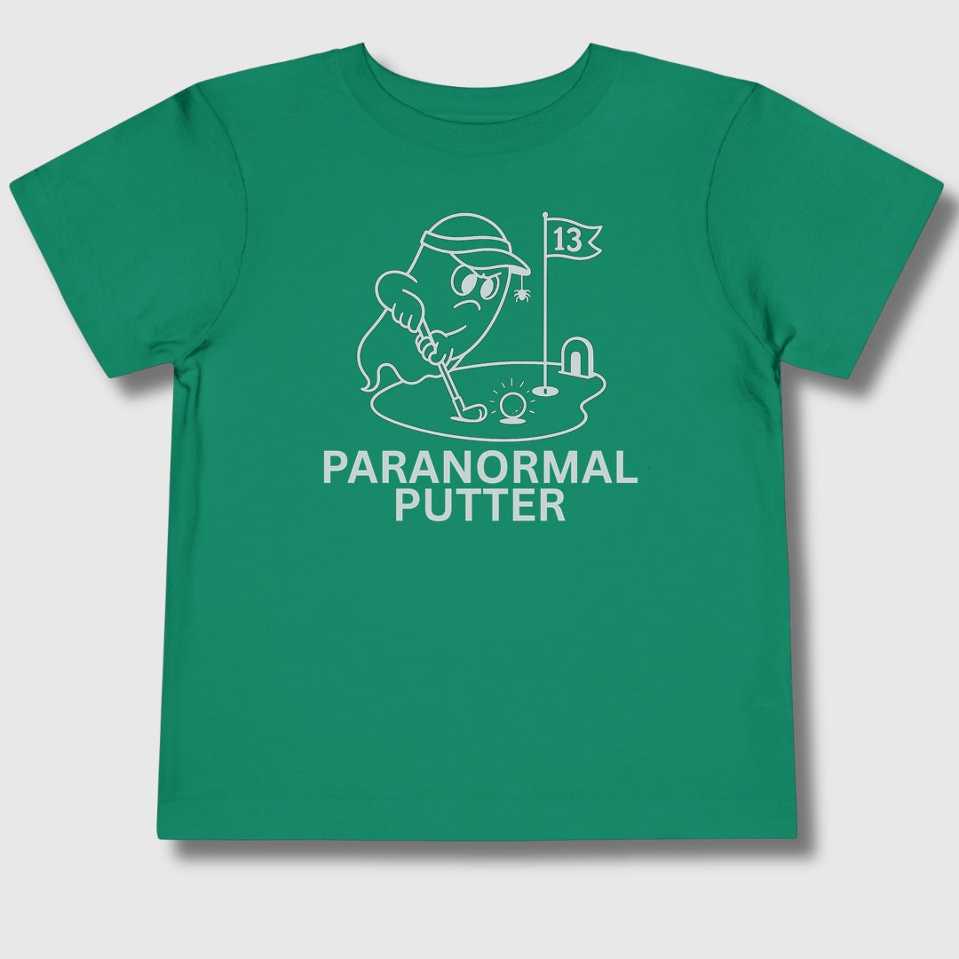 Paranormal Putter - Toddler Golf T-Shirt in Kelly
