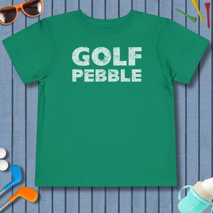 Golf Pebble - Toddler Golf T-Shirt in Kelly