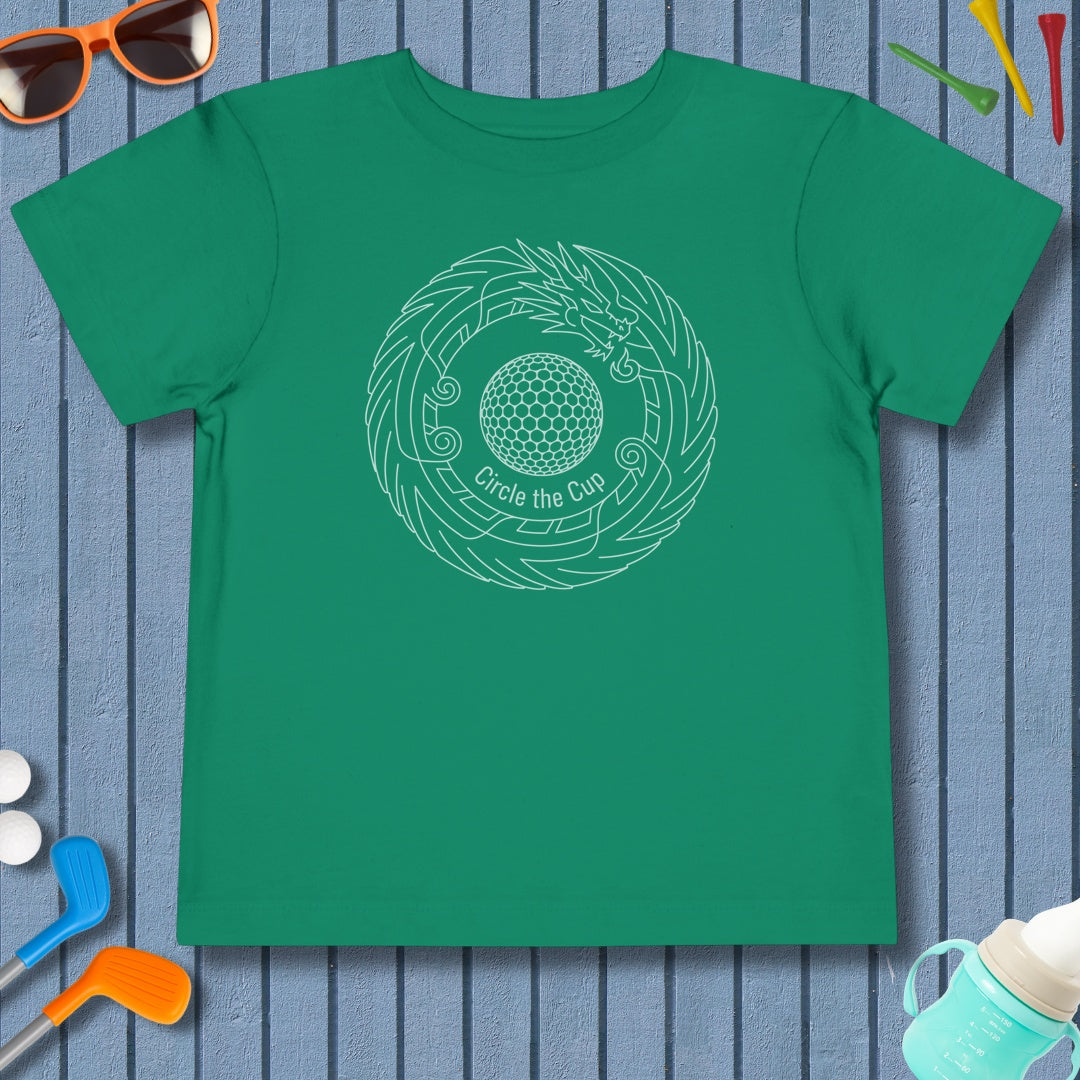 Circle the Cup - Toddler Golf T-Shirt in Kelly