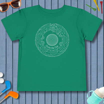 Circle the Cup - Toddler Golf T-Shirt in Kelly