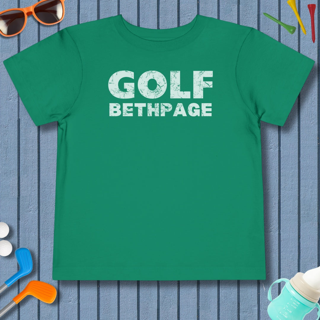 Golf Bethpage - Toddler Golf T-Shirt in Kelly