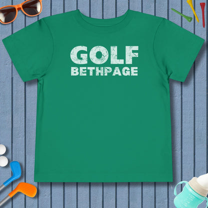 Golf Bethpage - Toddler Golf T-Shirt in Kelly