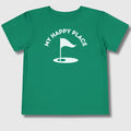 My Happy Place - Toddler Golf T-Shirt in Kelly