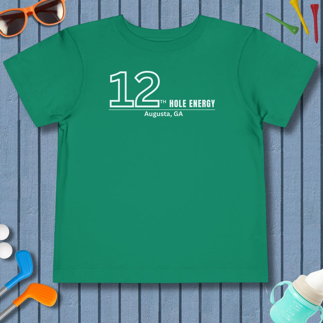 12th Hole Energy - Toddler Golf T-Shirt in Kelly