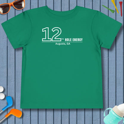 12th Hole Energy - Toddler Golf T-Shirt in Kelly