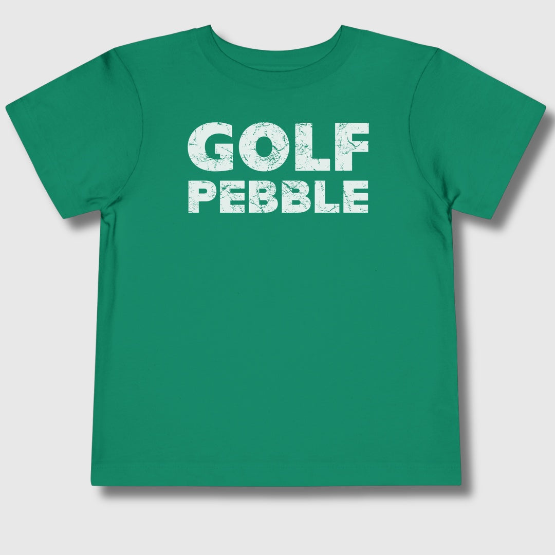 Golf Pebble - Toddler Golf T-Shirt in Kelly