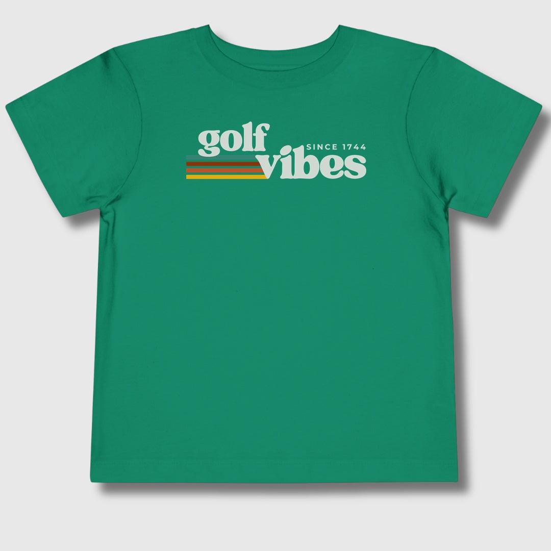 Golf Vibes - Toddler Golf T-Shirt in Kelly