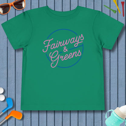 Fairways & Greens - Toddler Golf T-Shirt in Kelly