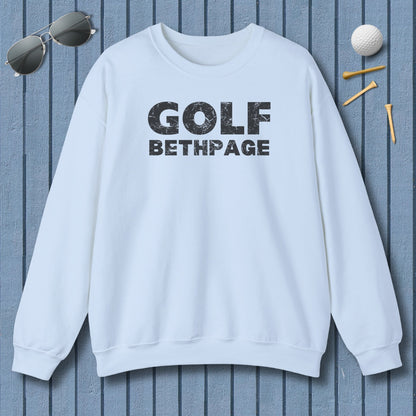 Golf Bethpage - Adult Golf Sweatshirt in Light Blue
