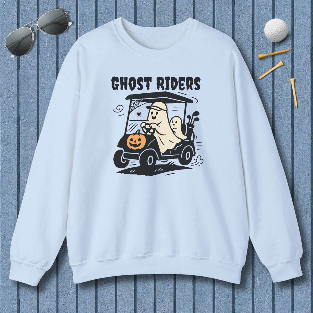 Ghost Riders - Adult Golf Sweatshirt in Light Blue