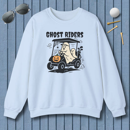 Ghost Riders - Adult Golf Sweatshirt in Light Blue