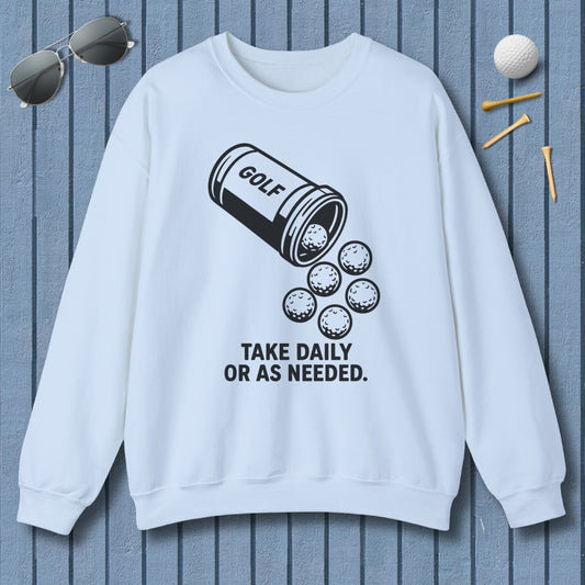 Golf Prescription - Adult Golf Sweatshirt in Light Blue
