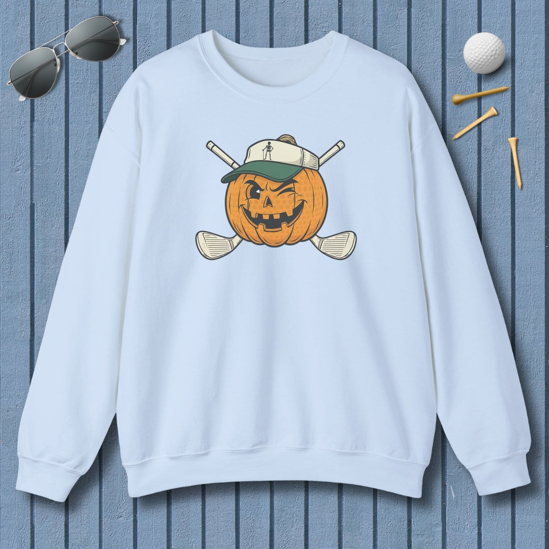 Golf or Gourd - Adult Golf Sweatshirt in Light Blue