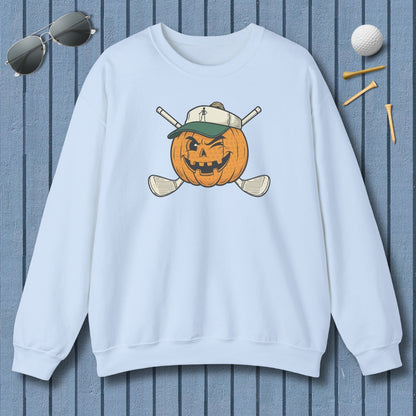 Golf or Gourd - Adult Golf Sweatshirt in Light Blue