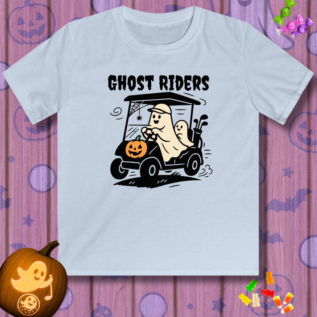 Ghost Riders - Youth Halloween Golf T-Shirt