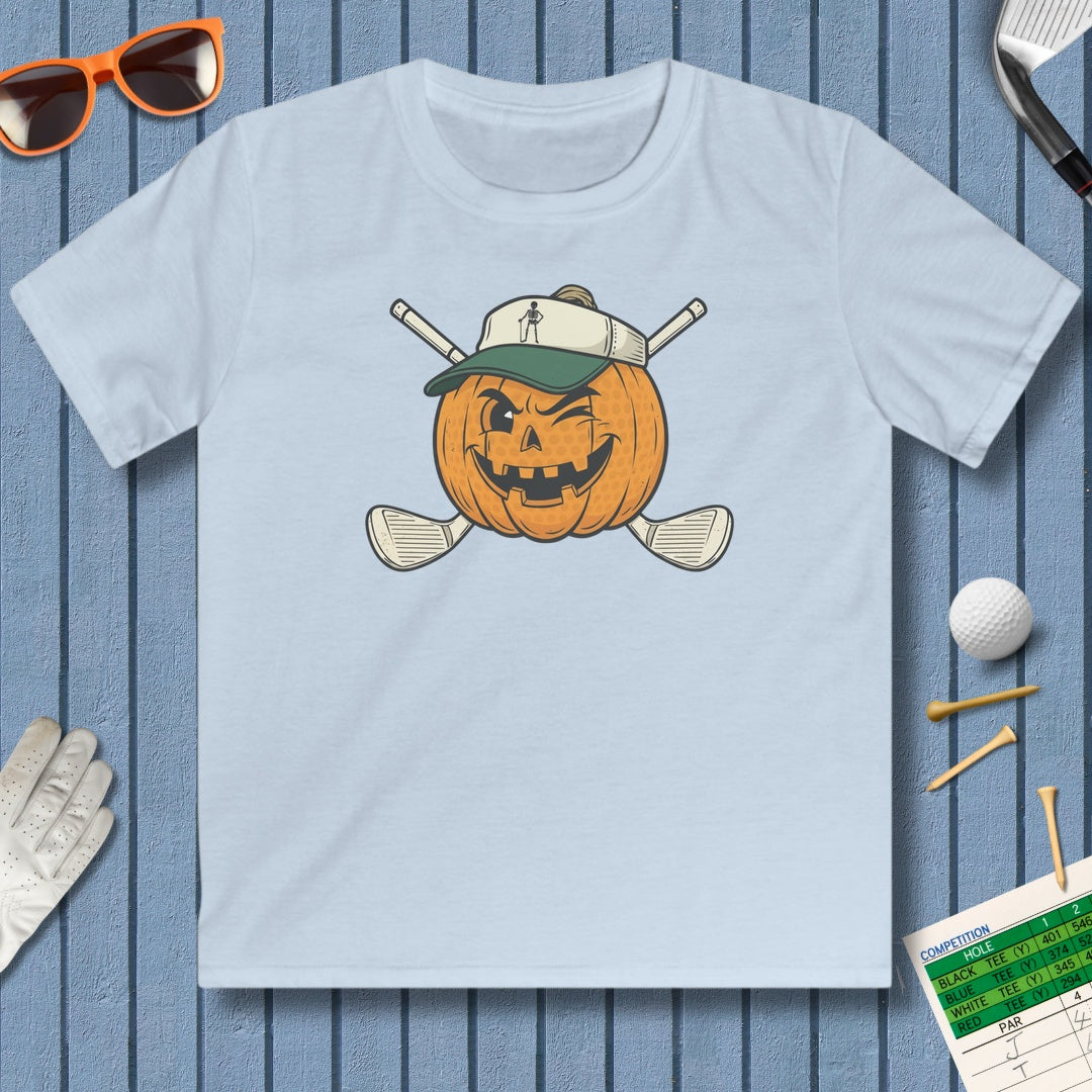 Golf or Gourd - Youth Golf T-Shirt in Light Blue