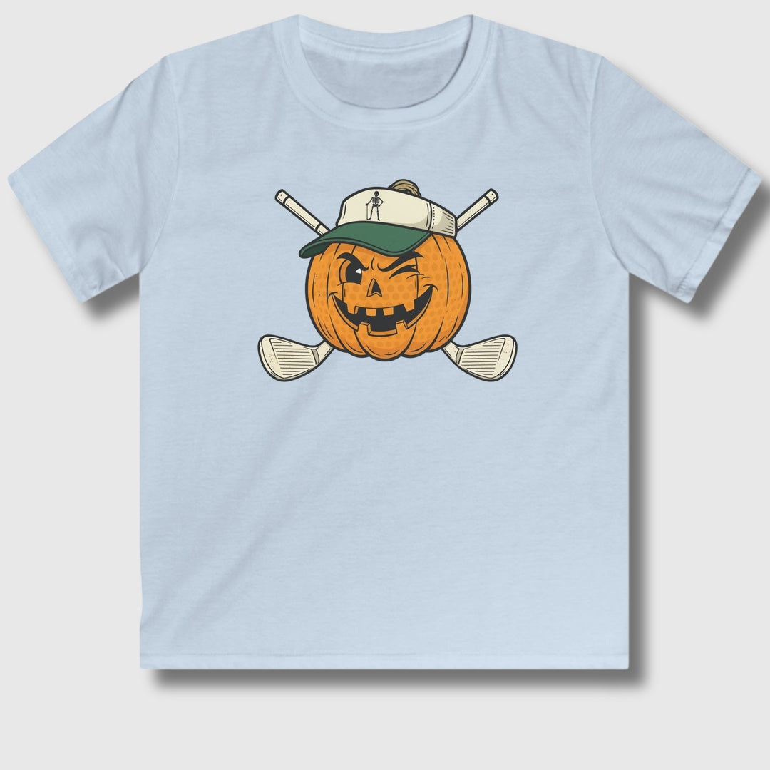 Golf or Gourd - Youth Golf T-Shirt in Light Blue